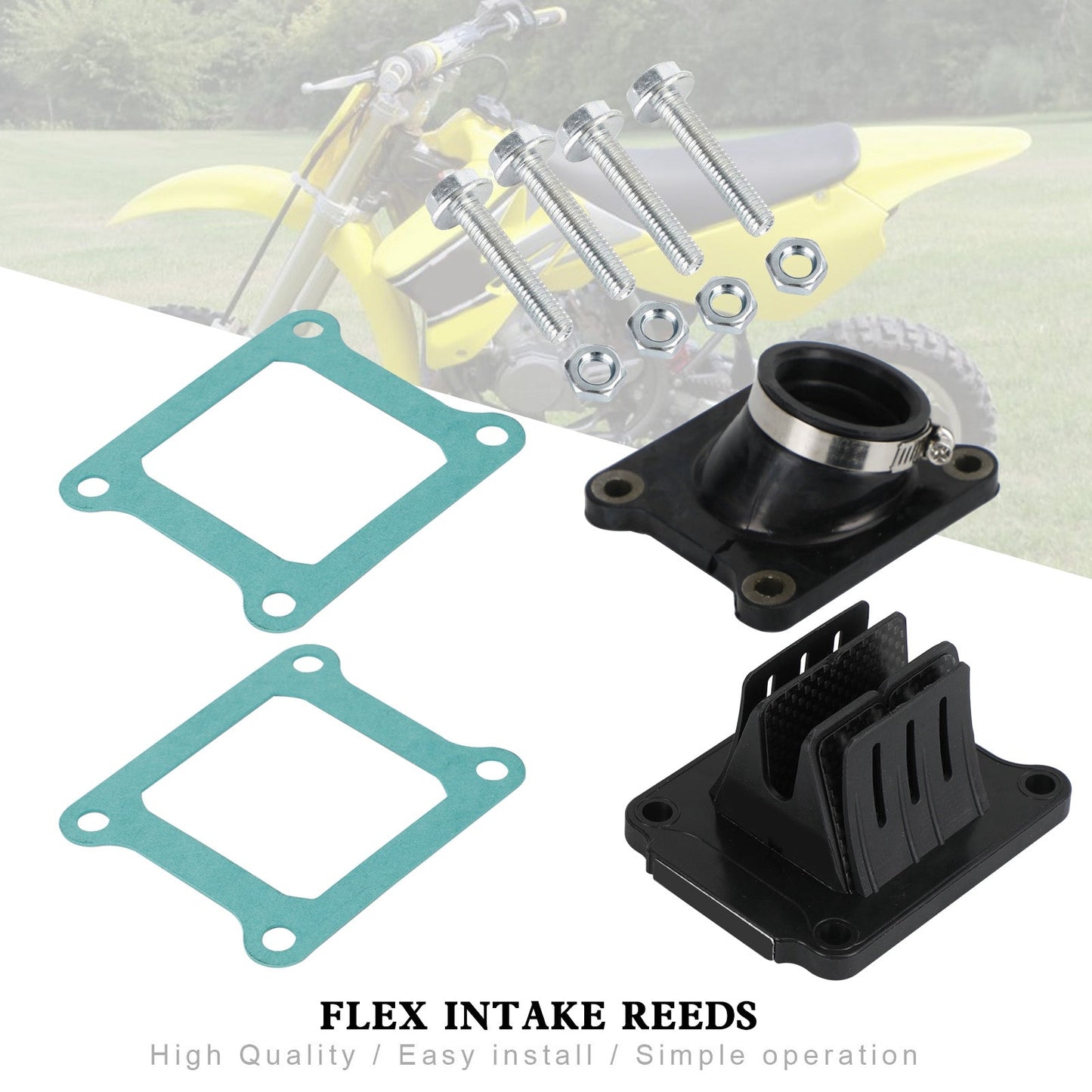 Système de clapets Moto Tassinari V4R83A-I pour Suzuki RM85 2002-2019