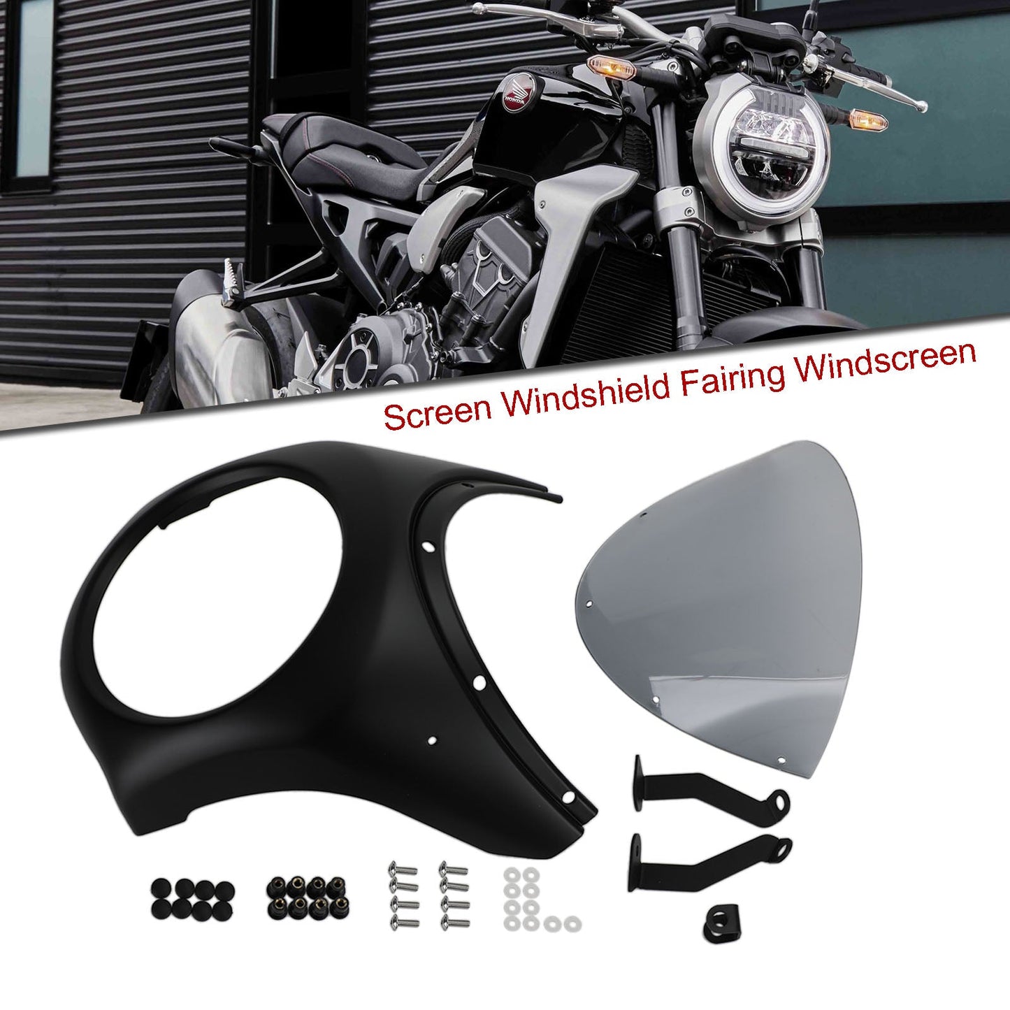 Headlight Windshield Fairing Windscreen For For Honda CB1000R CB650R 2019-2021 B