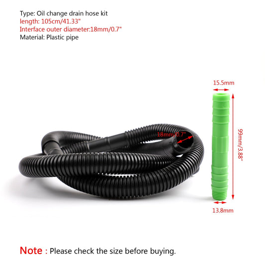 Yamaha Drain Kit Outboard Oil Change Hose Fit For Yamaha Outboard four stroke models 15hp-150hp produced 1994-present