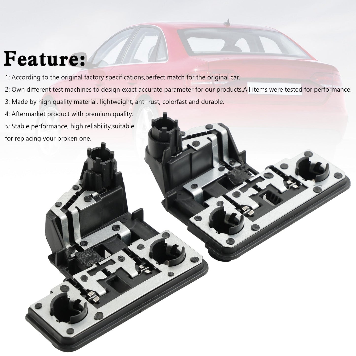 2008-2011 Audi A4 B8 Saloon 8K5945257B L R Rear Inner Light Bulb Holder