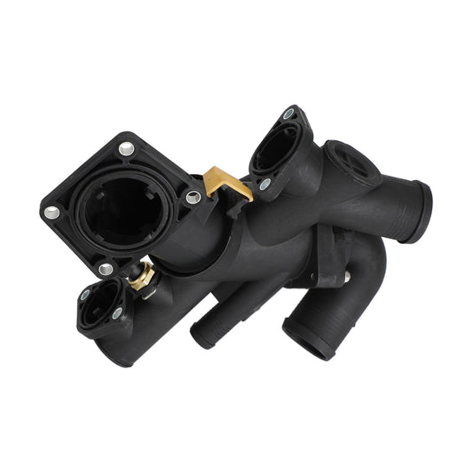 Carcasa del termostato de salida de agua de gasolina para Jaguar XJR Base 4.2L V8 (2006-2009) AJ811793 AJ810214