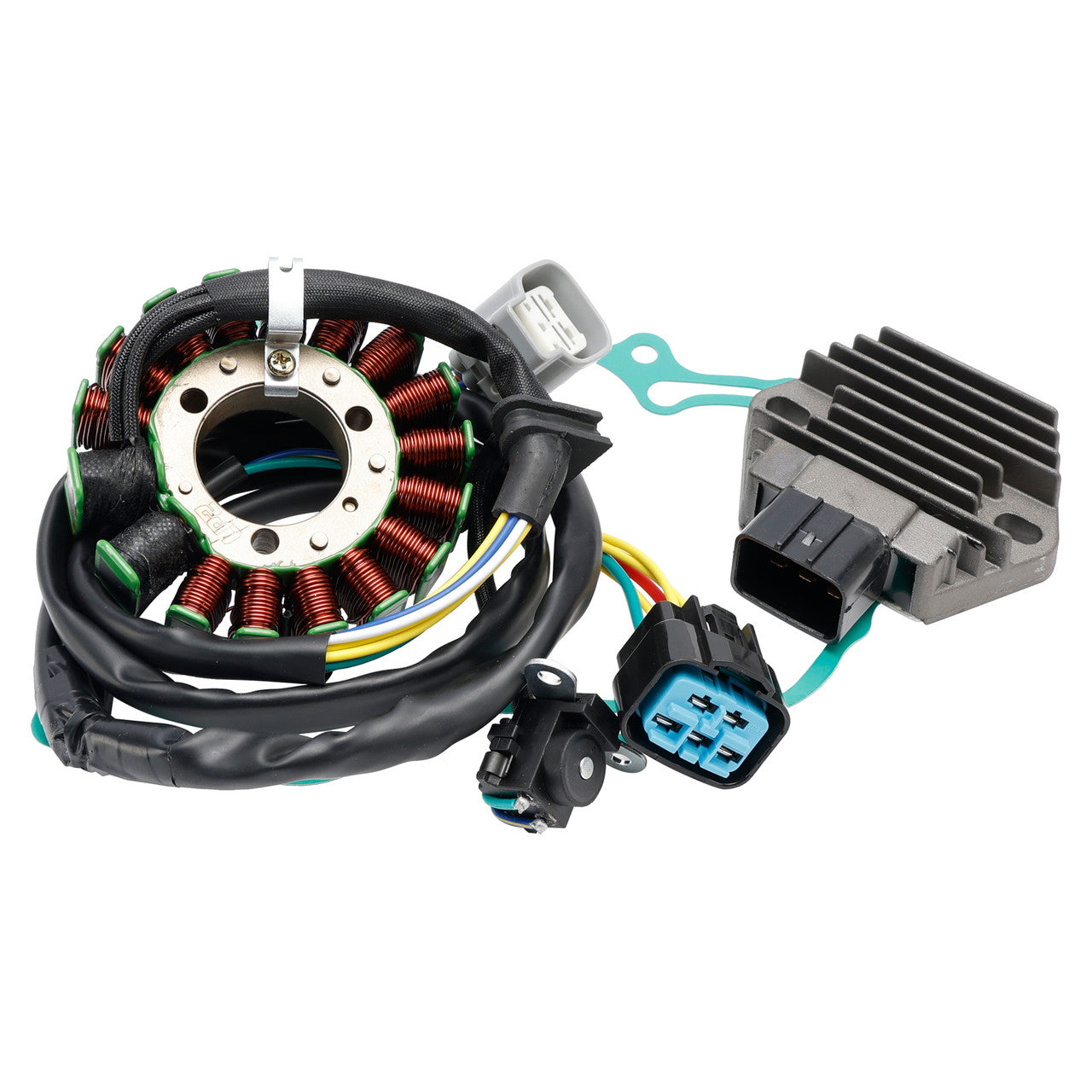 2006-09 Honda TRX450R TRX450ER Magneto Coil Stator+Voltage Regulator+Gasket Assy 31120-HP1-601 31600-KTB-003