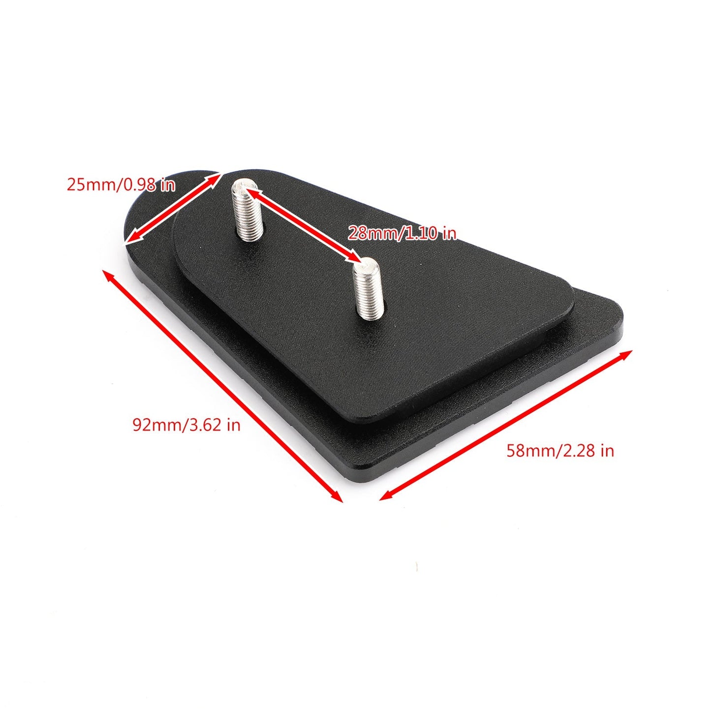 Extensión de pedal de freno trasero para BMW R1200GS Adventure 2013-2018, color negro