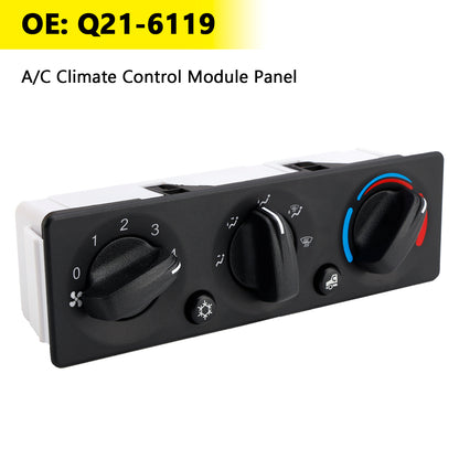 Peterbilt Truck A/C Climate Control Module Panel Q21-6119