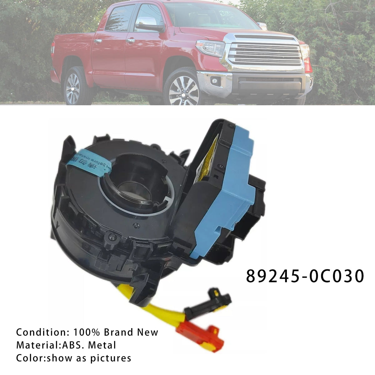 2018-2021 Tundra Toyota 89245-0C030 Clock Spring With Angle Sensor