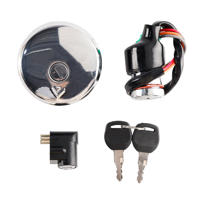 Suzuki GN125 1982-2001 Ignition Switch Lock & Fuel Gas Cap Key Set