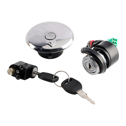 Suzuki GN125 1982-2001 Ignition Switch Lock & Fuel Gas Cap Key Set