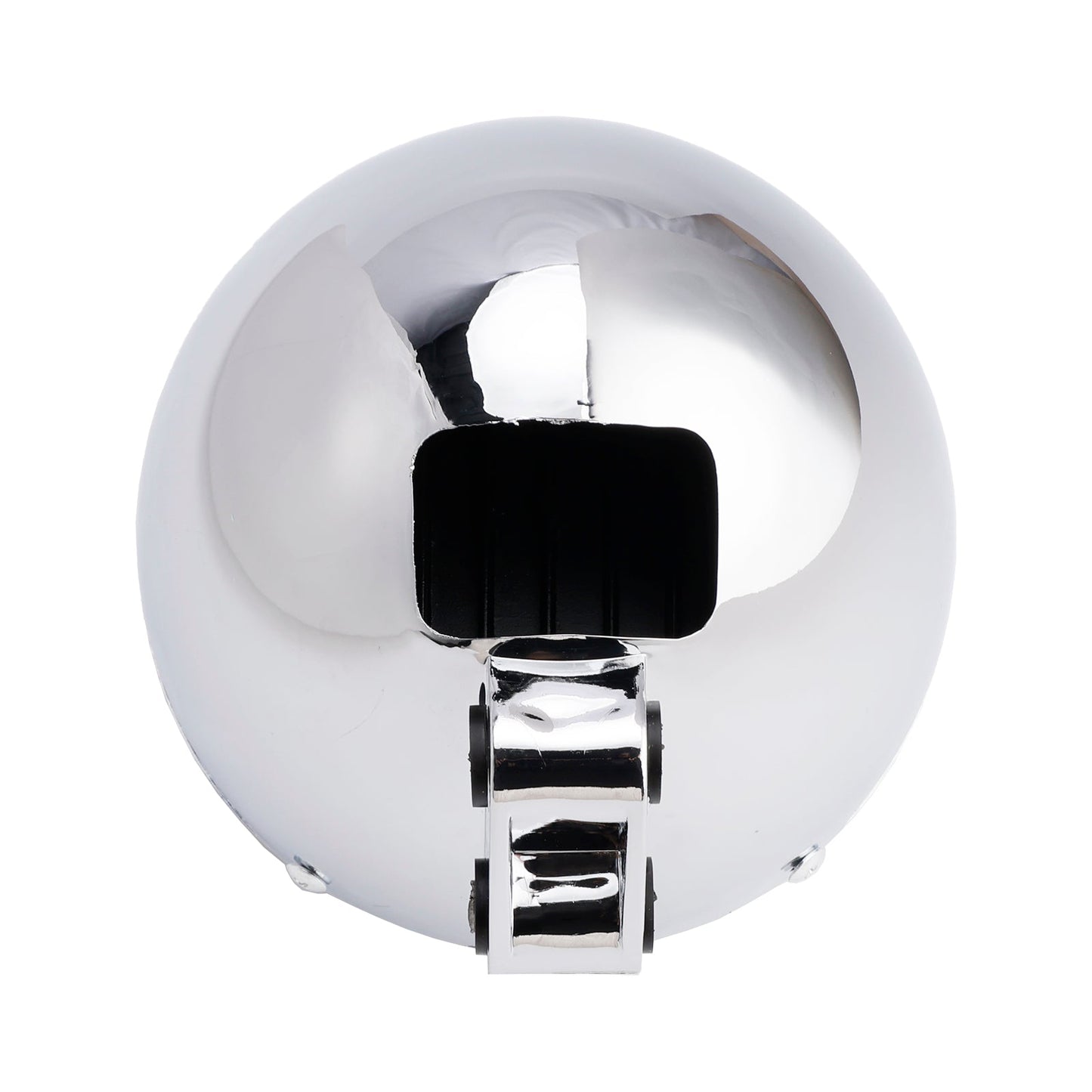 Motorcycle Beam Headlight Fog Lamp Custom Fits Chrome For Racer Bobber Chopper