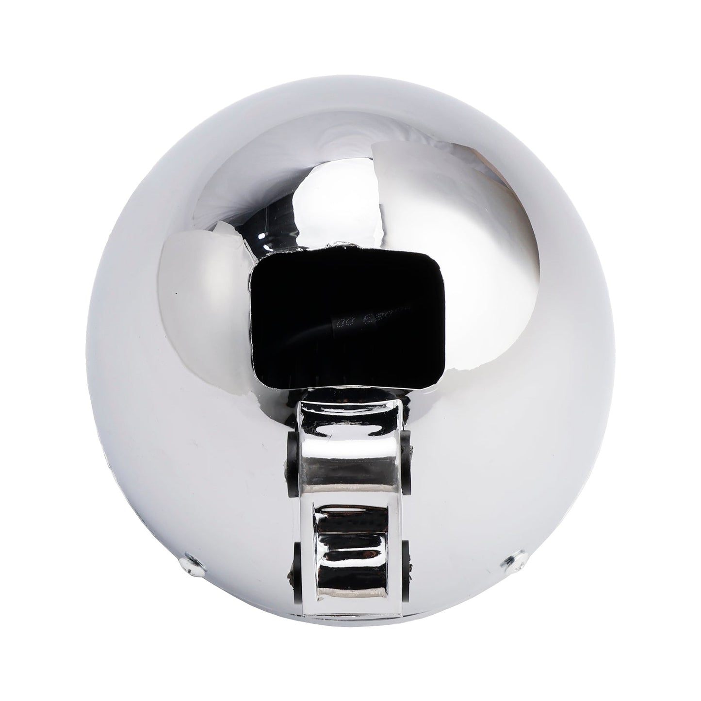 Chrome Motorcycle Beam Headlight Fog Lamp Custom Fits For Racer Bobber Chopper