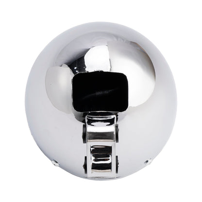 Chrome Motorcycle Beam Headlight Fog Lamp Custom Fits For Racer Bobber Chopper