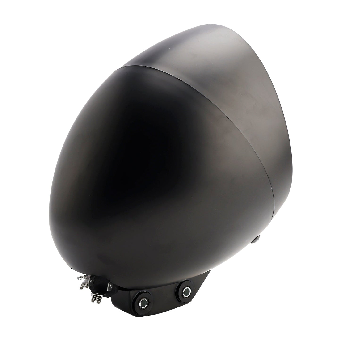 Racer Bobber Chopper Black Multifunctional Beam Headlight Fog Lamp Custom