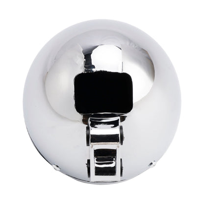 Racer Bobber Chrome Black Multifunctional Beam Headlight Fog Lamp Custom