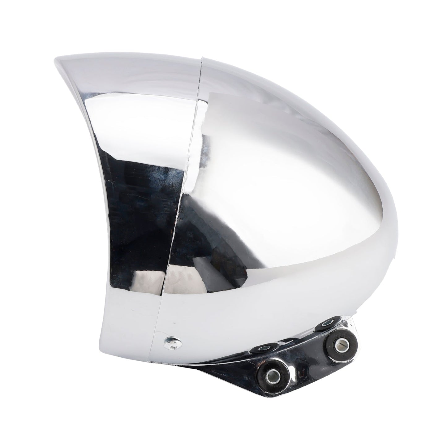 Racer Bobber Chrome Black Multifunctional Beam Headlight Fog Lamp Custom