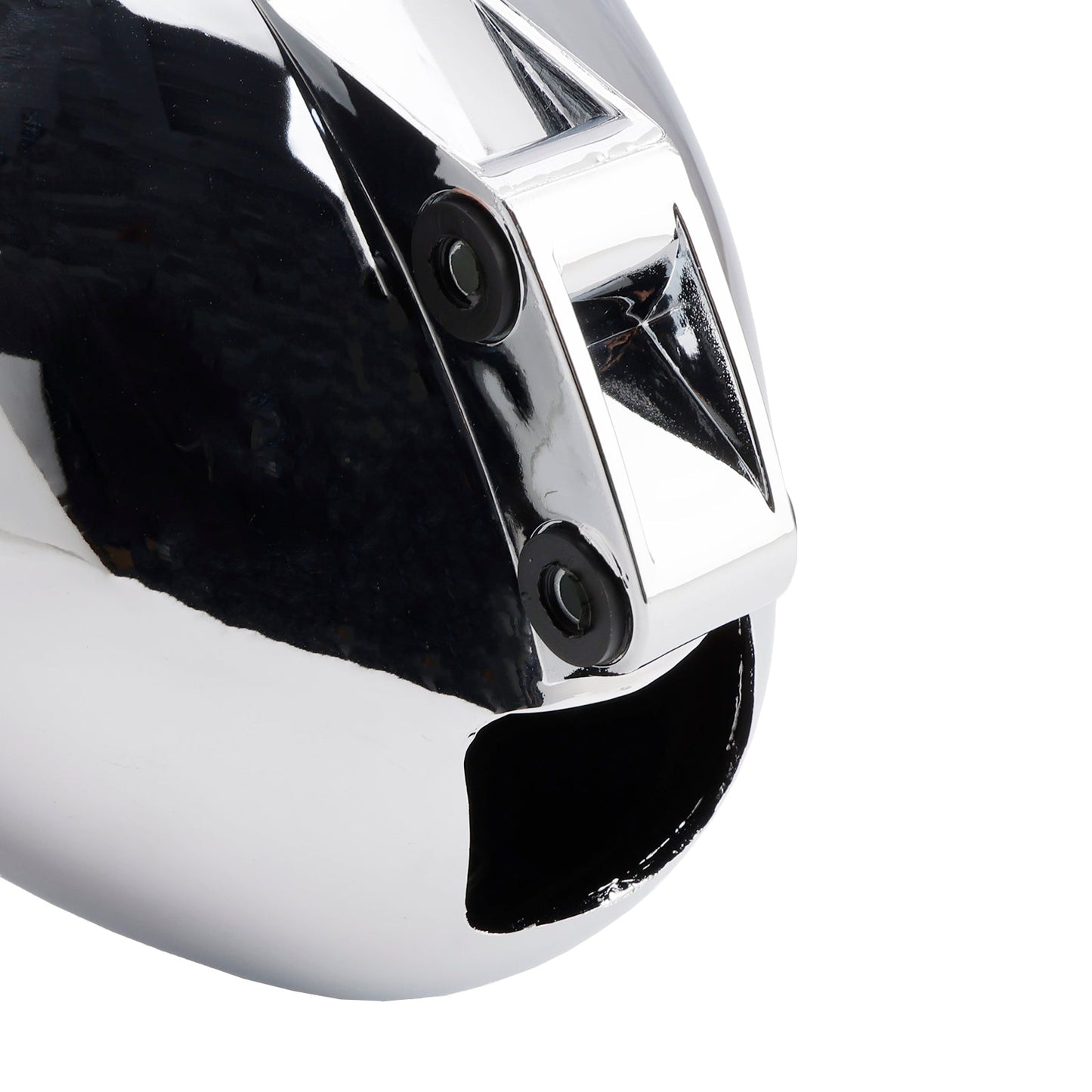 Racer Bobber Chrome Black Multifunctional Beam Headlight Fog Lamp Custom