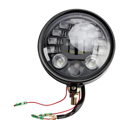 Racer Bobber Chopper DC 12V Multifunctional Beam Headlight Fog Lamp Custom