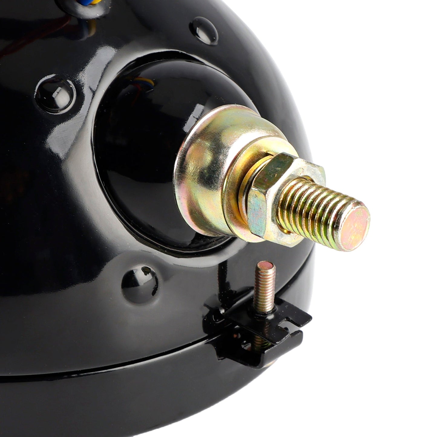 Racer Bobber Chopper 9-Bulbs Beam Headlight Fog Lamp Custom DC 12V