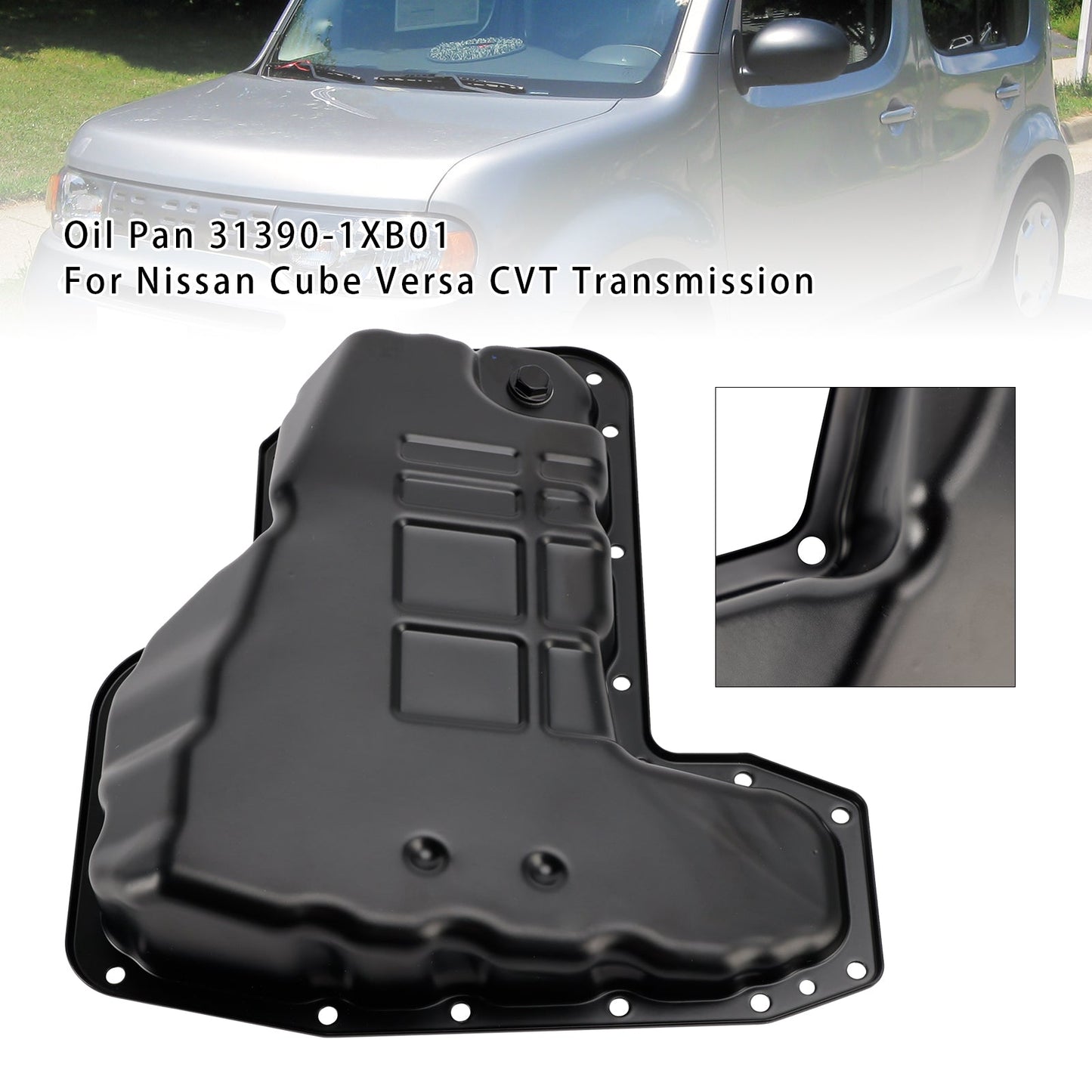 2007- 2011 Nissan Versa 1.8L CVT Sedan SL 31390-1XB01 Oil Pan