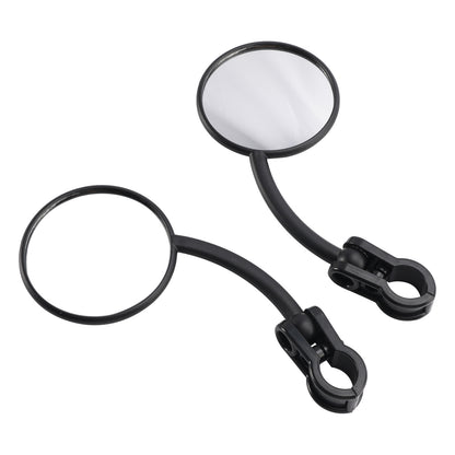 Dual Sport Motorcycle ATV Dirt Bike Pair Enduro Folding Mirrors Clamp On