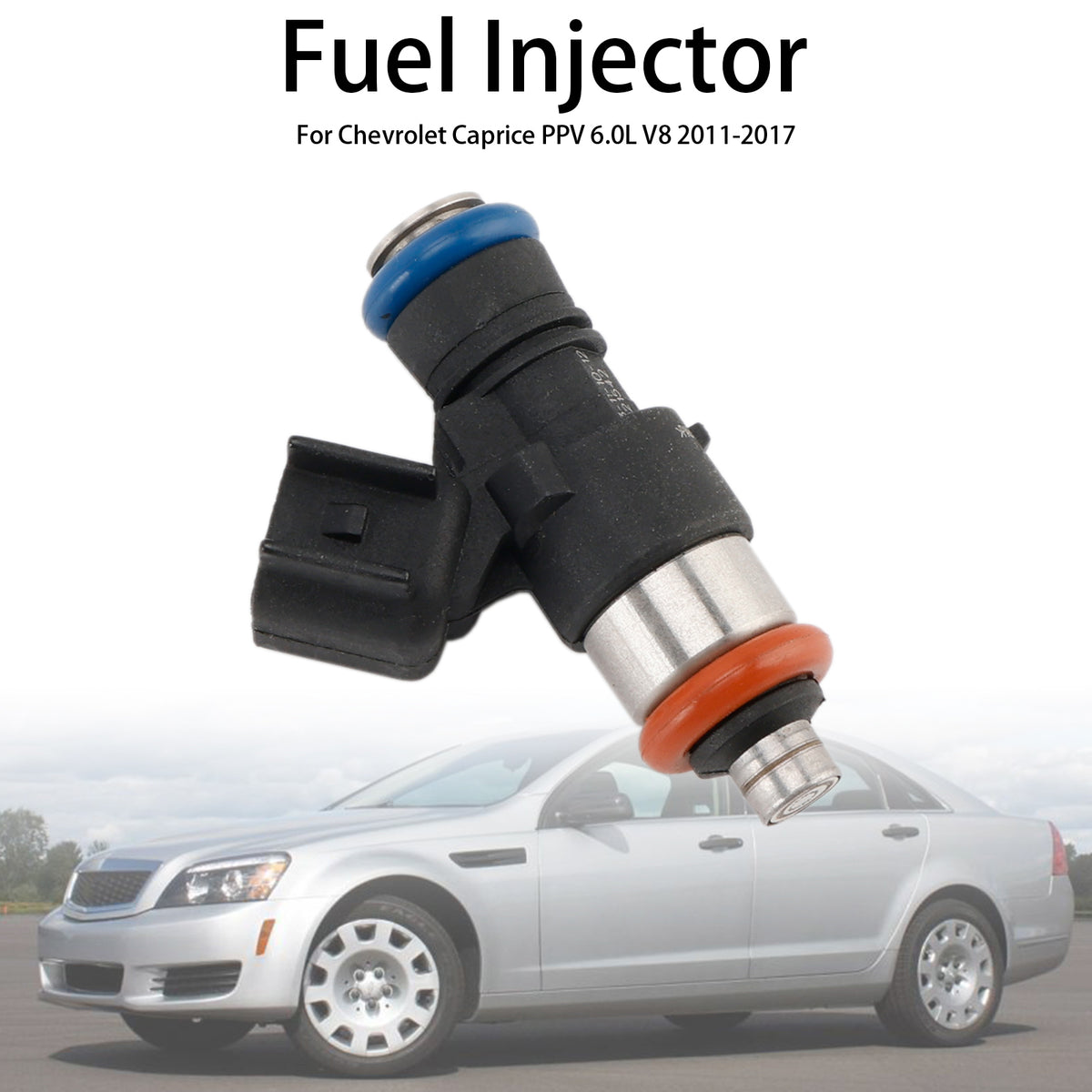 2011-2017 Chevrolet Caprice PPV 6.0L V8 1PCS Fuel Injector 12639221