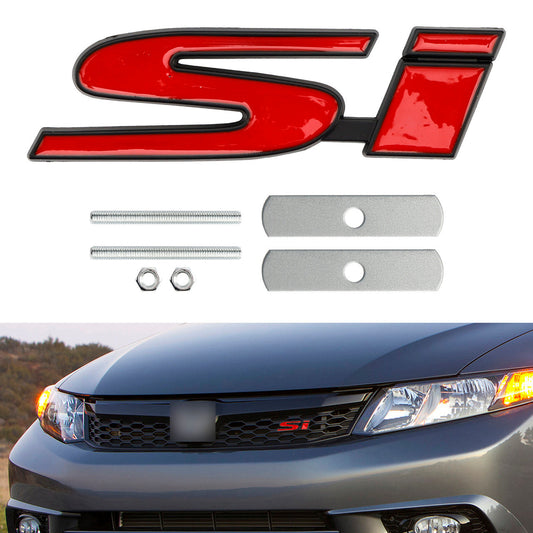 Honda Si Front Grille Emblem Decal Badge