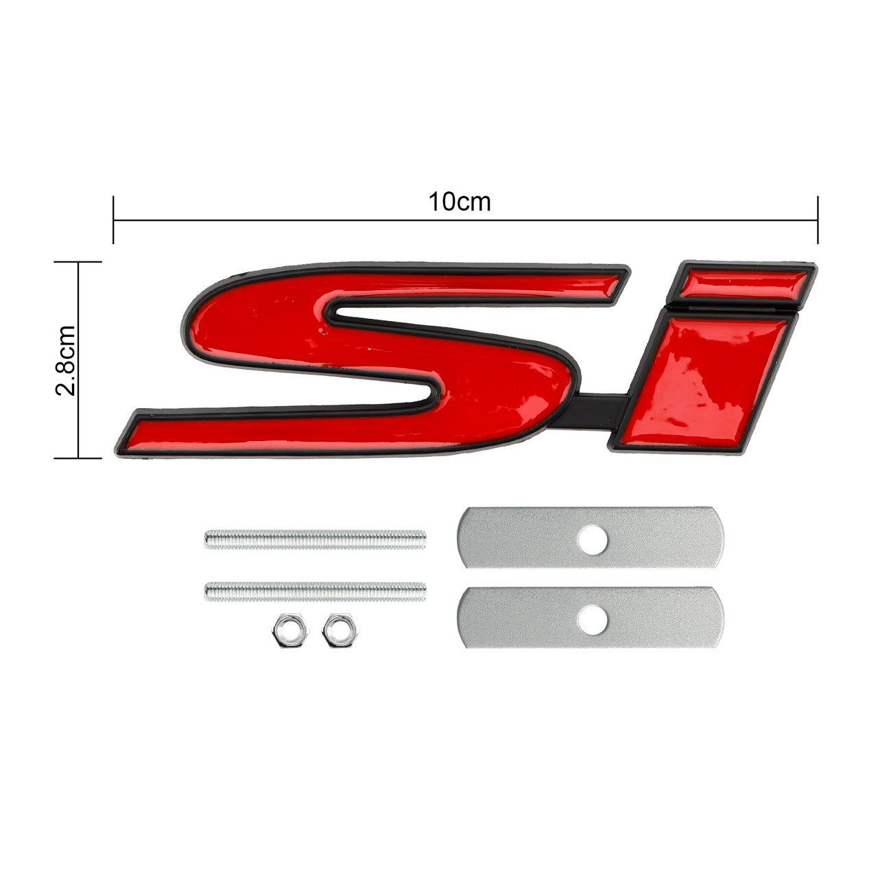 Honda Si Front Grille Emblem Decal Badge