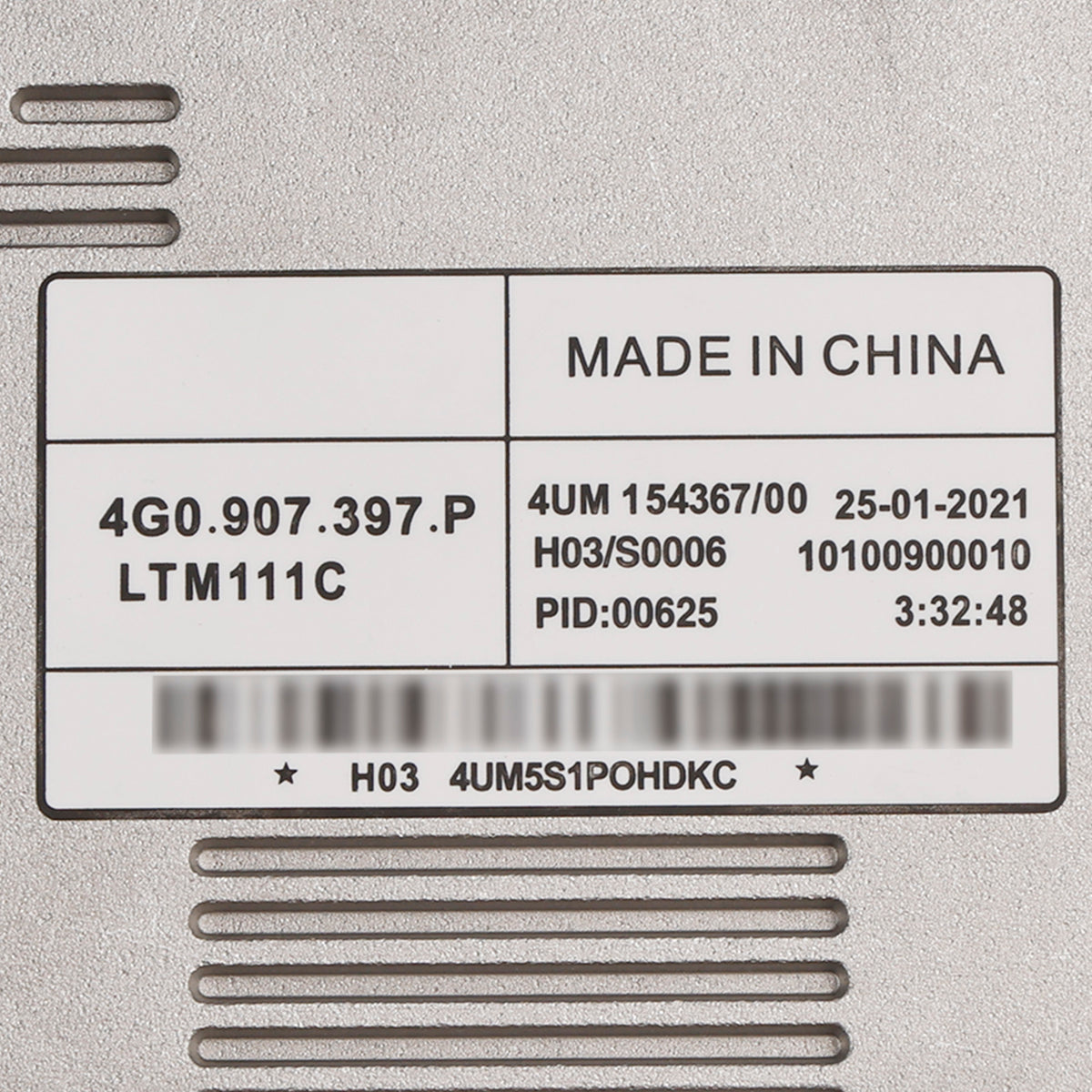 Audi LED Headlight Driver Ballast Module Control Unit 4G0.907.397.P