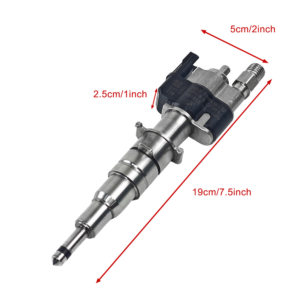 BMW N54 N63 335 535 550 750 X5 X6 1PCS Fuel Injector 13537585261-12
