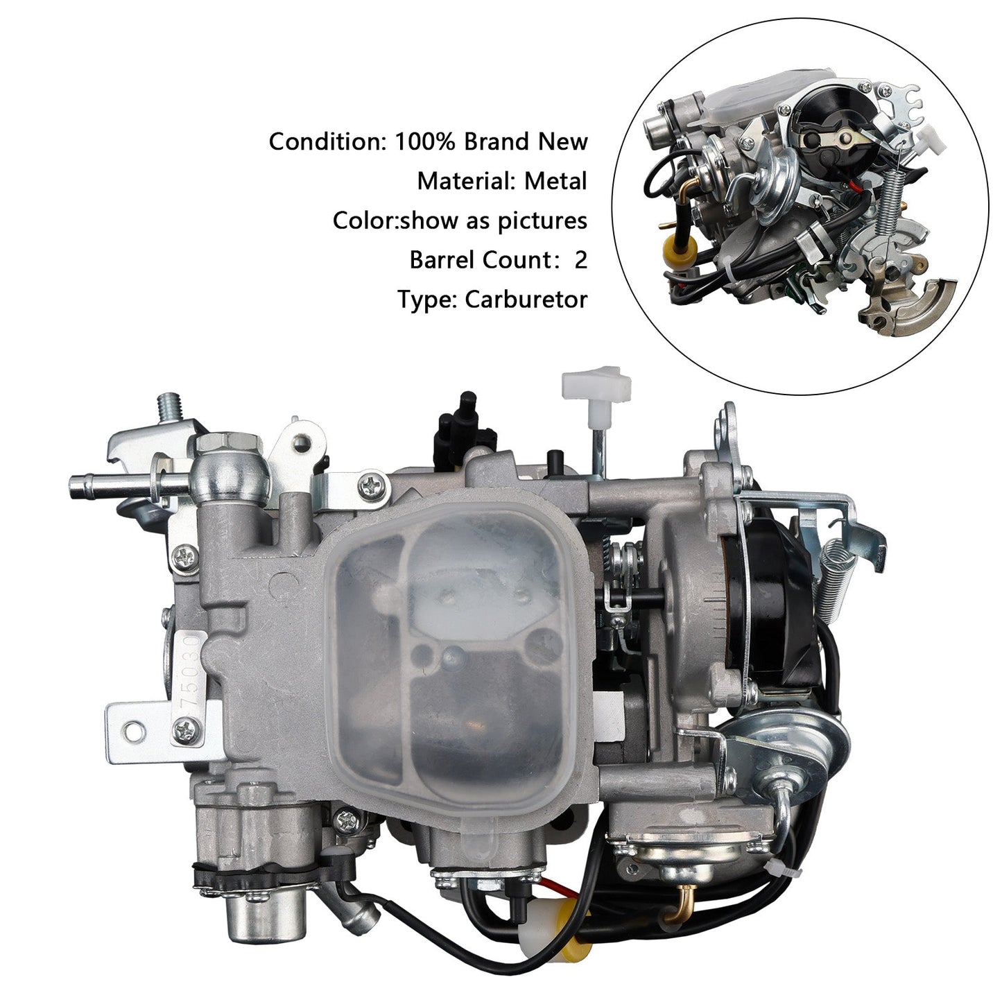 Carburateur 21100-75030 pour Toyota Hiace 4Runner HILUX 1Y 2Y 3Y 4Y 1RZ