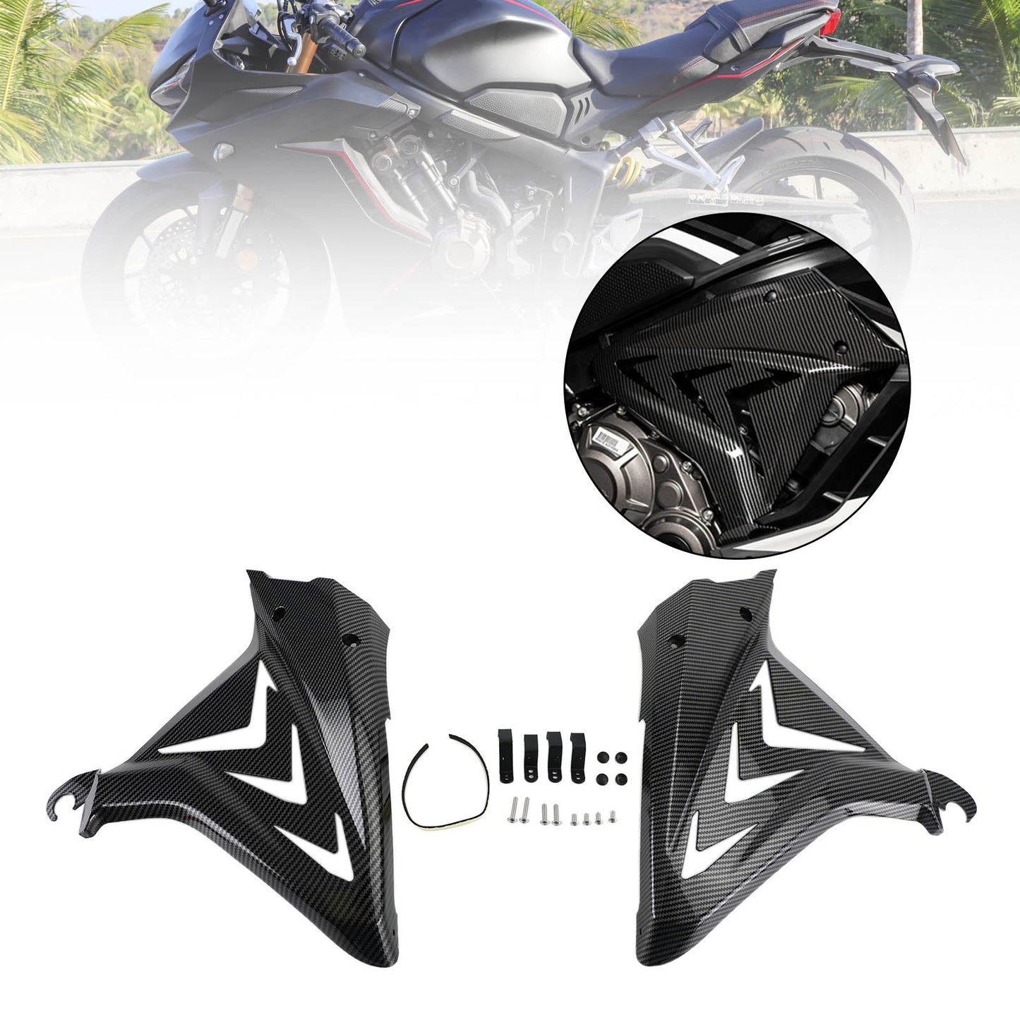 Paneles laterales y cubiertas de carenado para Honda CBR650R 2019-2021