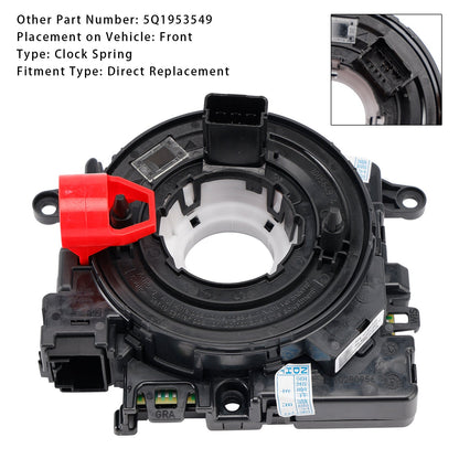 Tiguan Golf 7 MTF Multifunction Steering Wheel Clock Spring 5Q1953549