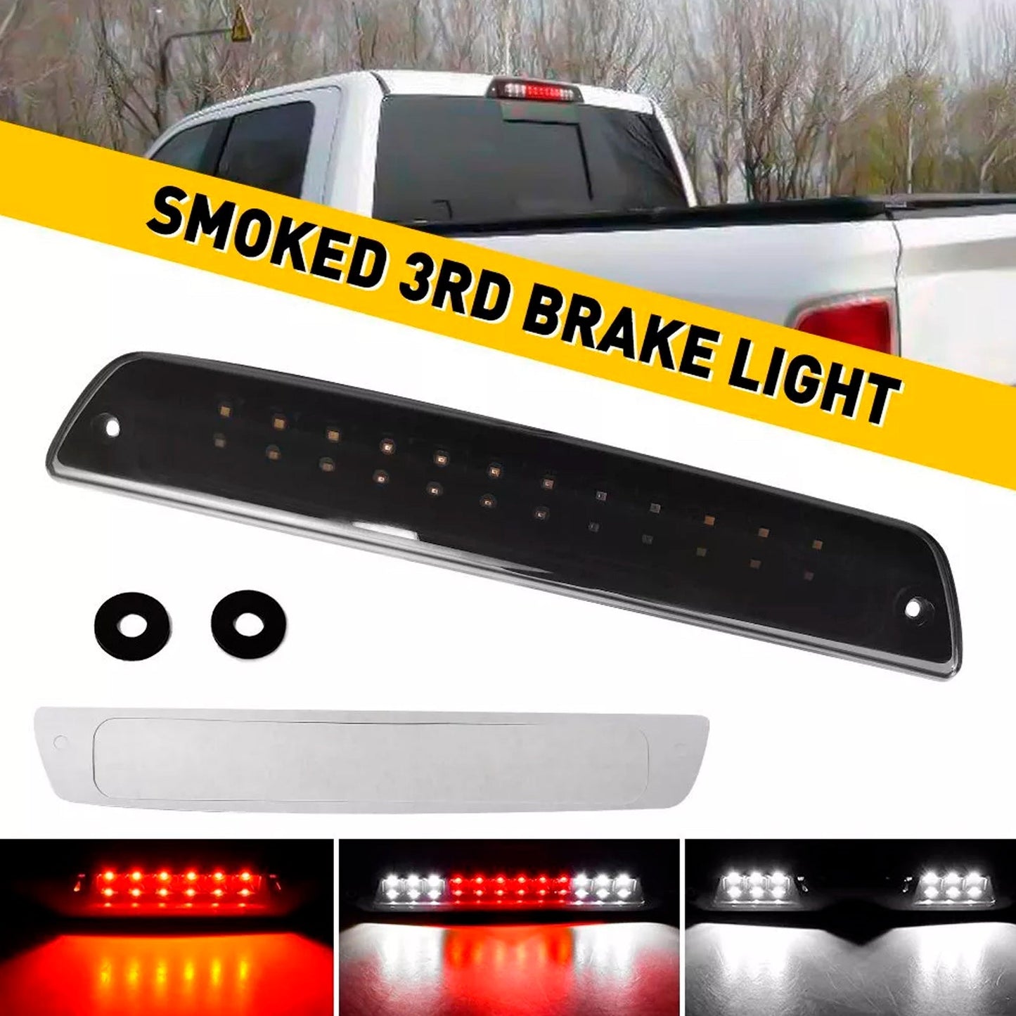 Dodge Ram 1500 2500 3500 1994-2001 LED 3rd Third Brake Light Tail Cargo Lamp 55077263AB 55077263AA
