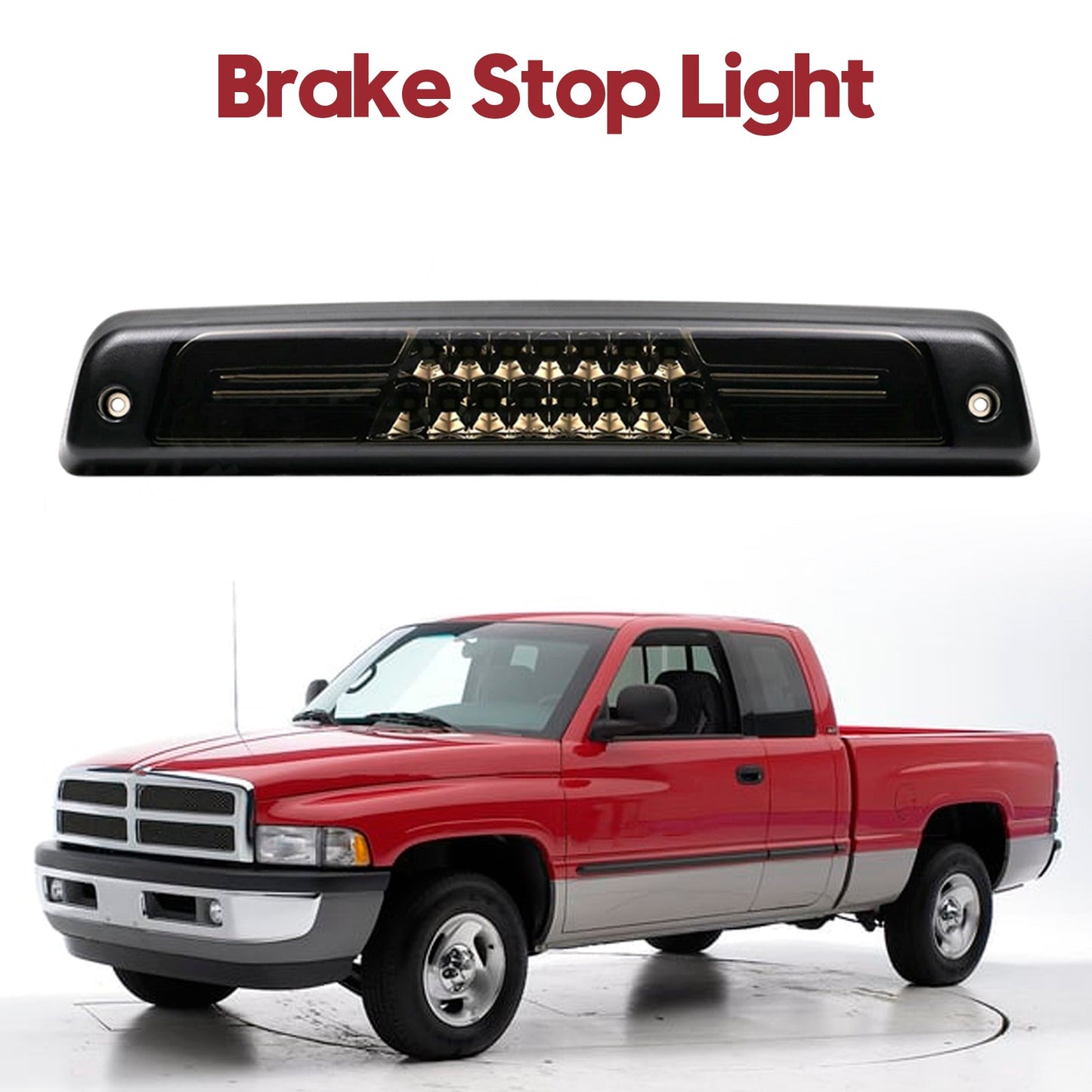 Dodge Ram 1500 2500 3500 1994-2001 LED 3rd Third Brake Light Tail Cargo Lamp 55077263AB 55077263AA
