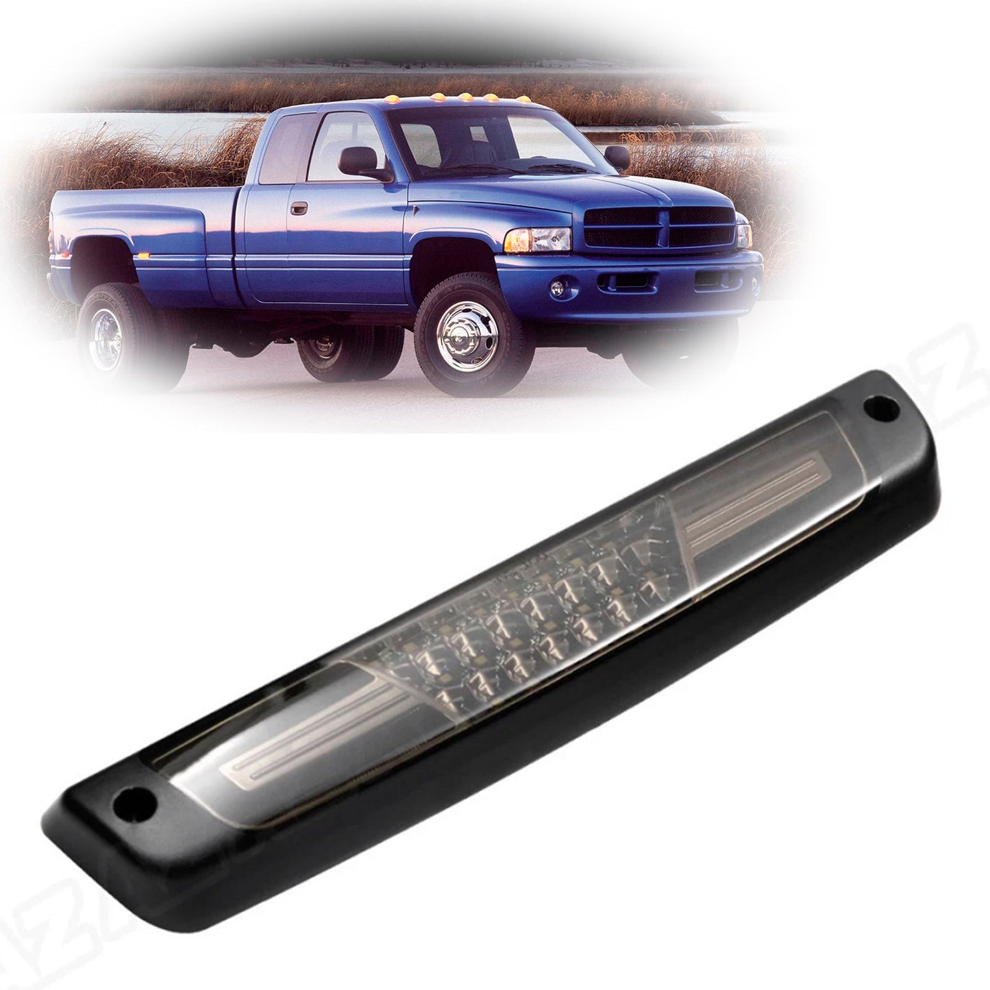 Dodge Ram 1500 2500 3500 1994-2001 LED 3rd Third Brake Light Tail Cargo Lamp 55077263AB 55077263AA