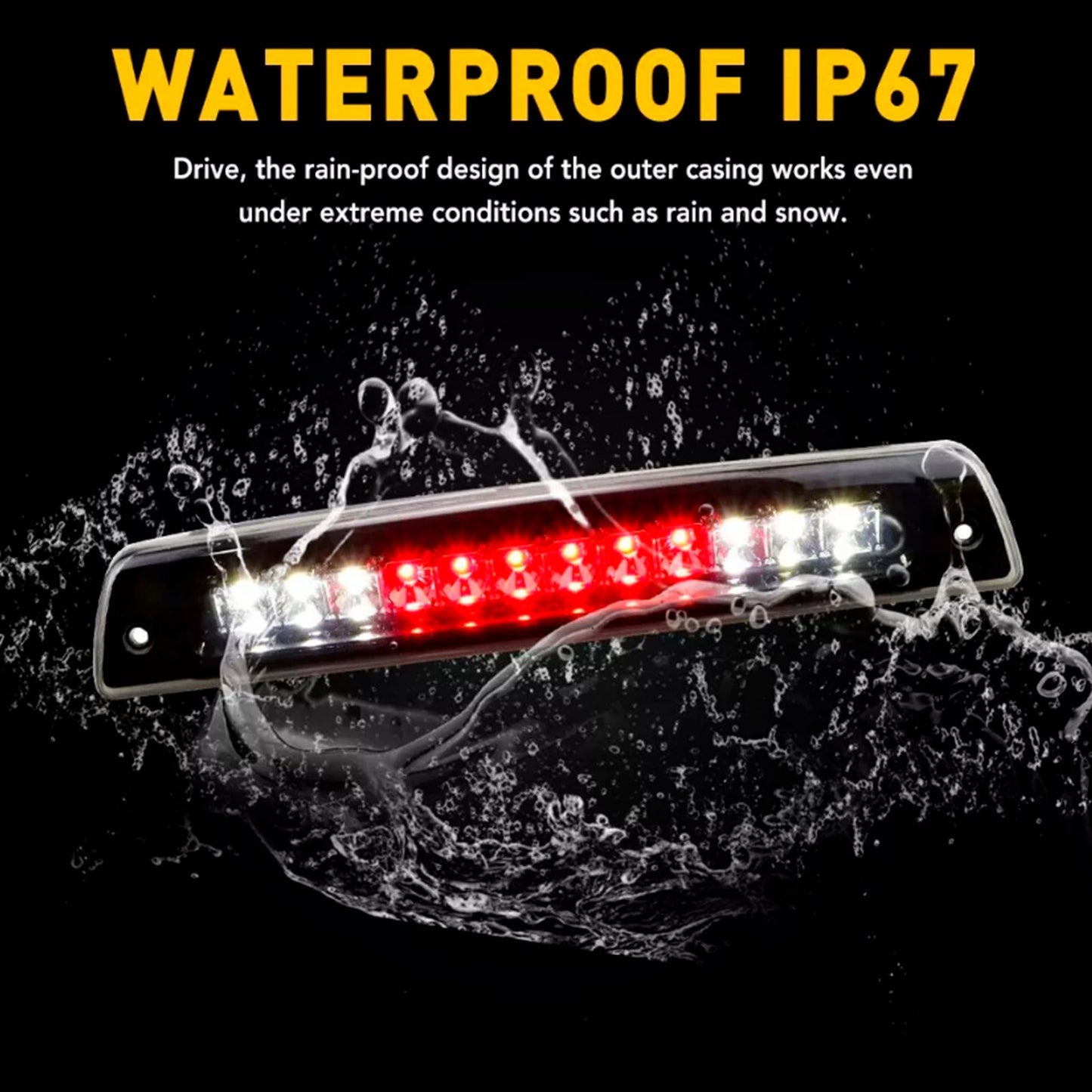 Dodge Ram 1500 2500 3500 1994-2001 LED 3rd Third Brake Light Tail Cargo Lamp 55077263AB 55077263AA