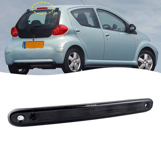 Feu stop arrière LED haut niveau noir pour Citroën C1/Peugeot 107/Toyota Aygo 1606372780 (2005-2014)