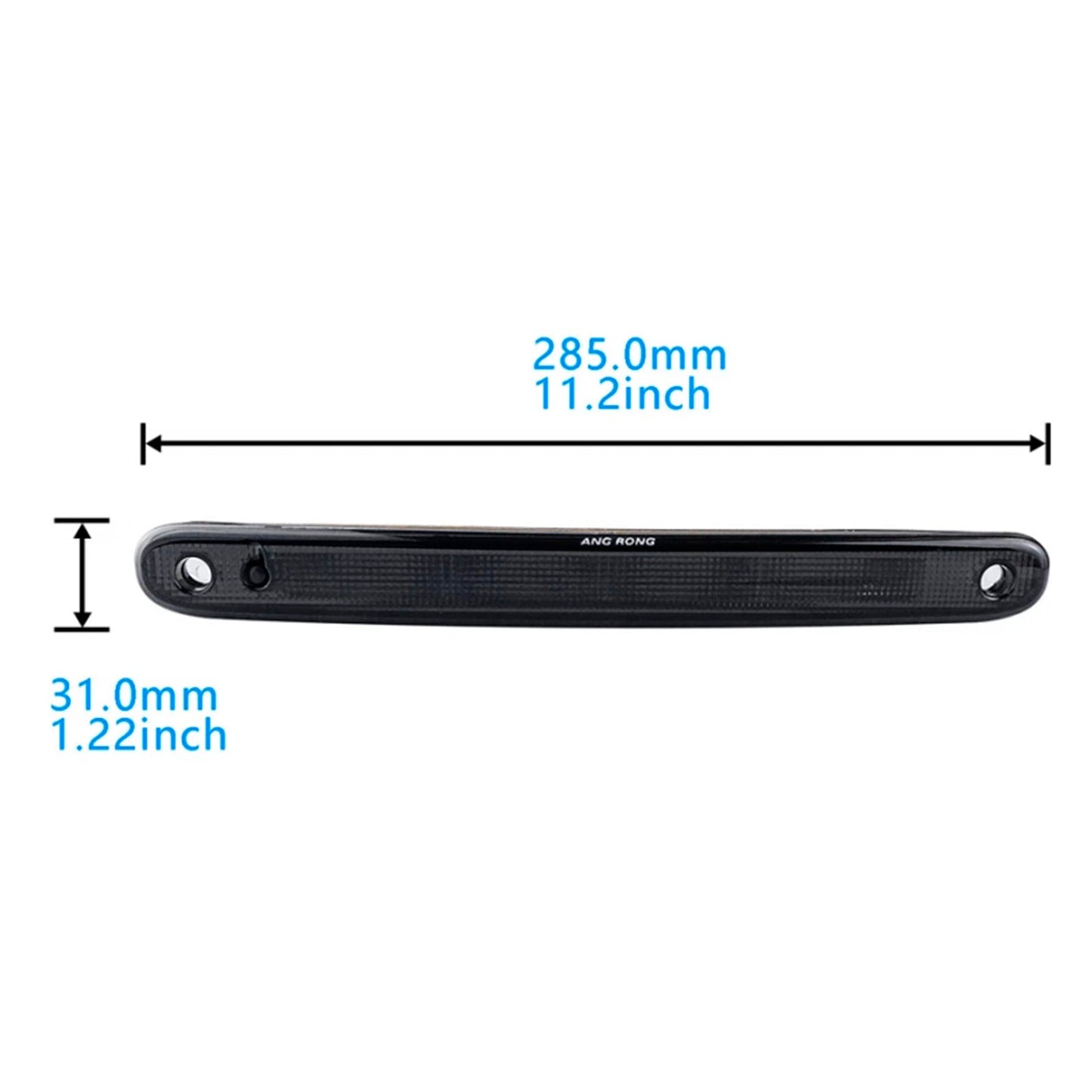 Feu stop arrière LED haut niveau noir pour Citroën C1/Peugeot 107/Toyota Aygo 1606372780 (2005-2014)