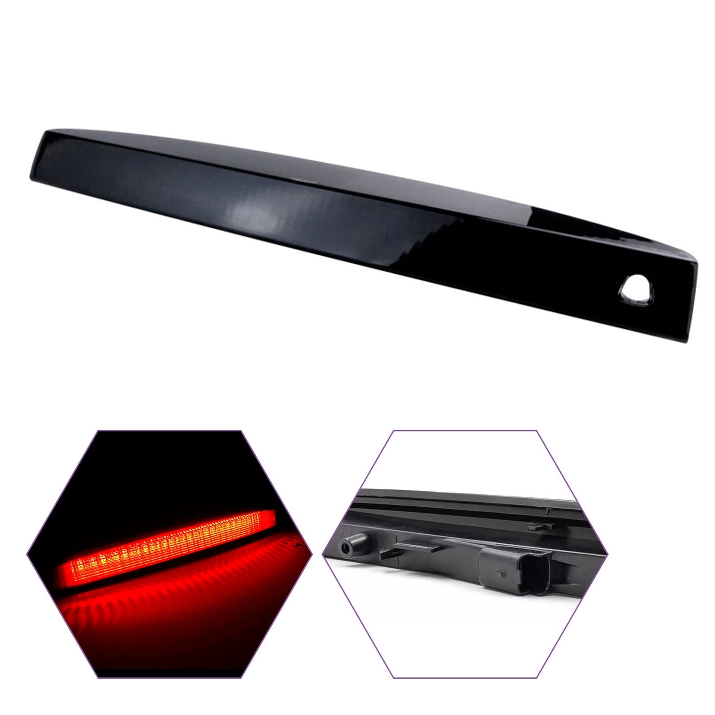 2003-2008 Renault Megane II 5D Kombi / Grandtour 8200175538 Black Lens LED Rear Third Brake Stop Light