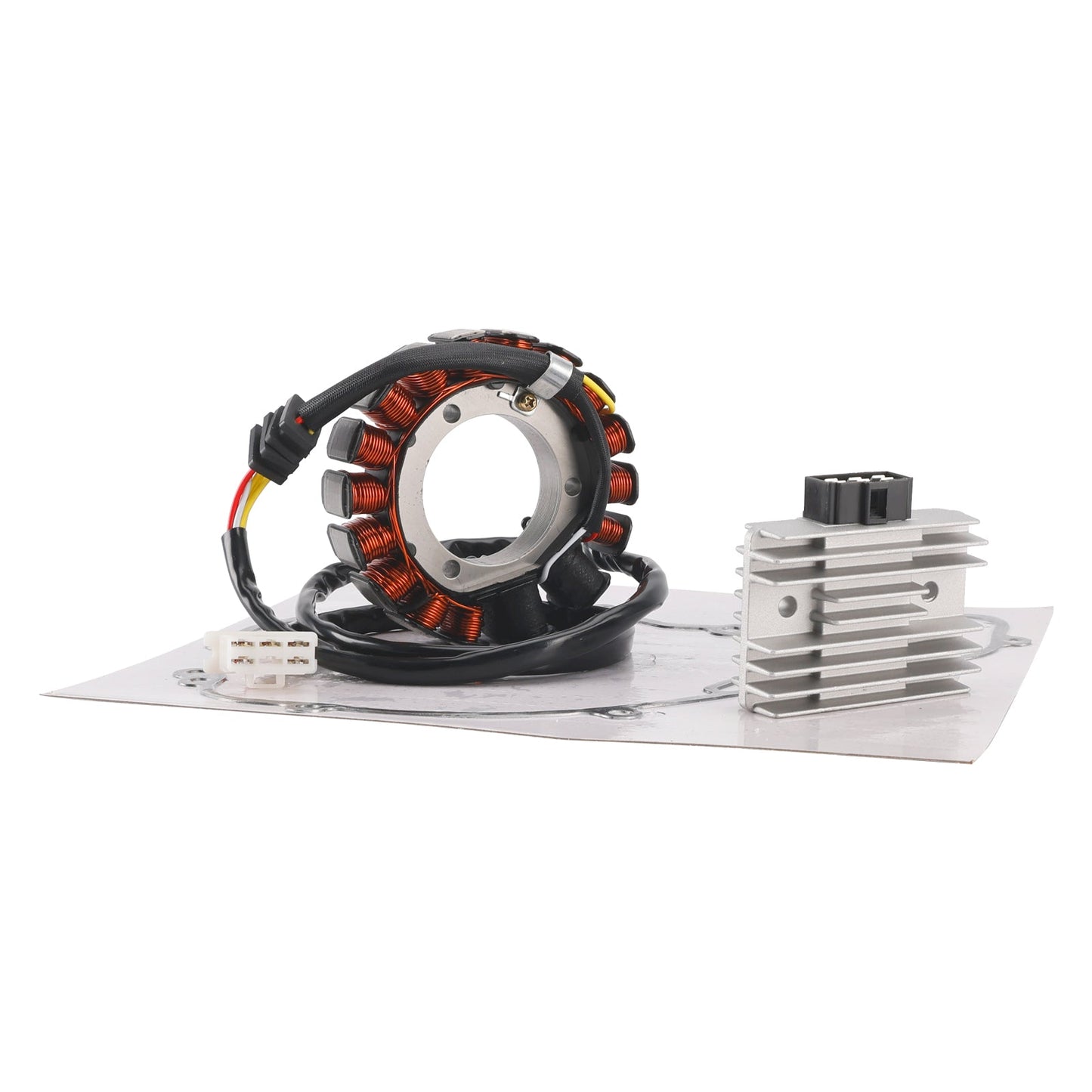1987-2007 Kawasaki KL650 KLR650 Stator Coil 21003-1170+ Voltage Regulator 21066-1038+ Gasket Assy 11060-1693