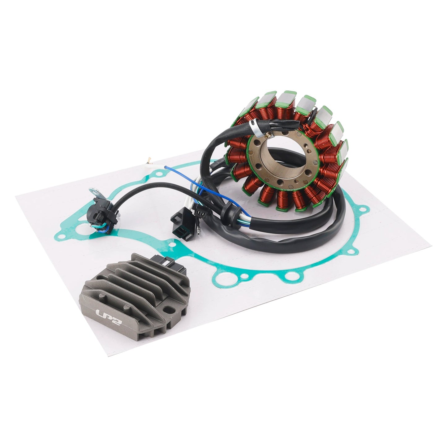 1996 Yamaha SRX 400 SRX400 Coil Stator 3SX-81410-00+ Voltage Regulator 4HM-81960-00+ Gasket Assy 4DW-15451-00