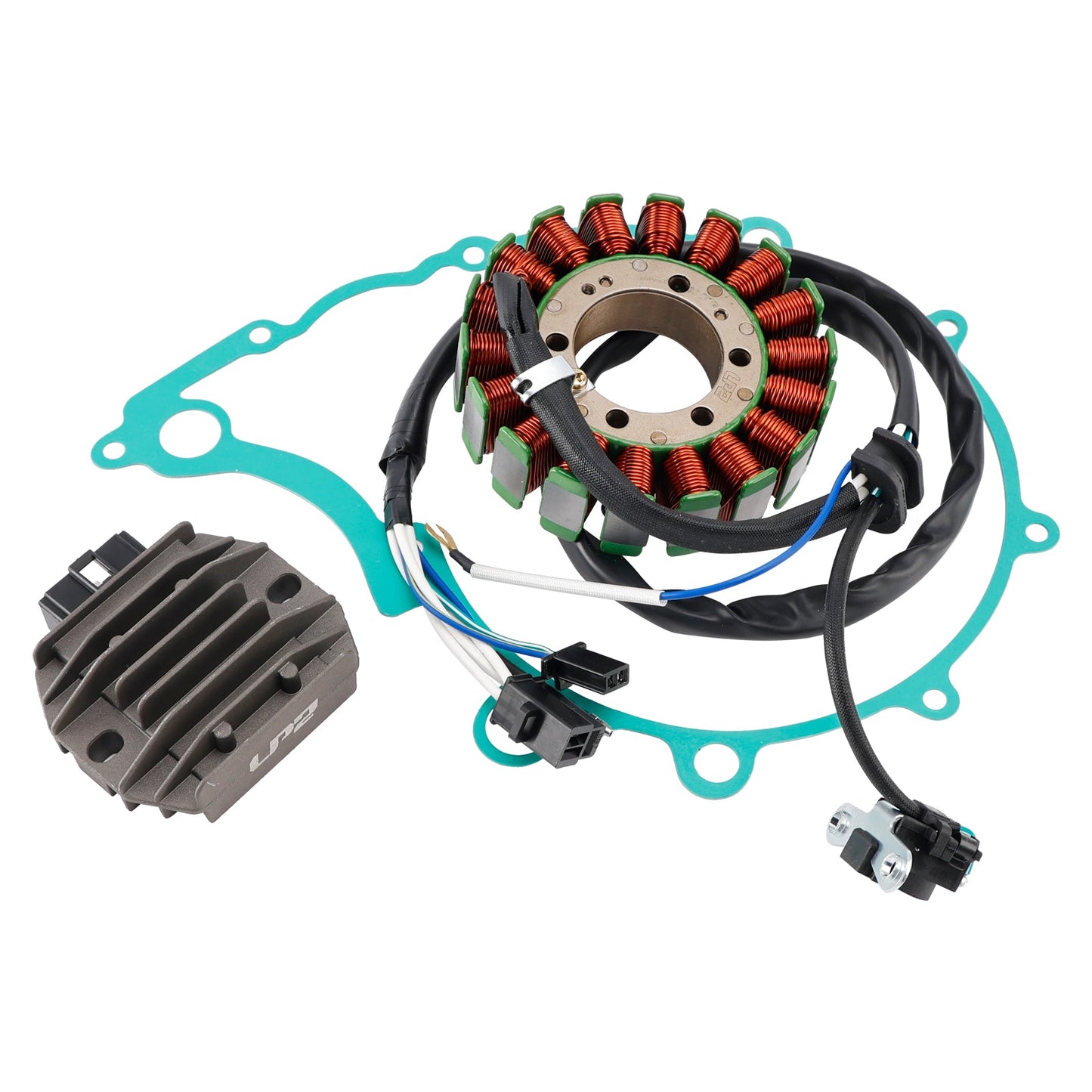 1996 Yamaha SRX 400 SRX400 Coil Stator 3SX-81410-00+ Voltage Regulator 4HM-81960-00+ Gasket Assy 4DW-15451-00