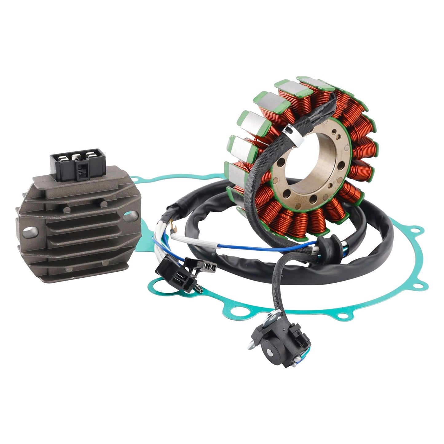1996 Yamaha SRX 400 SRX400 Coil Stator 3SX-81410-00+ Voltage Regulator 4HM-81960-00+ Gasket Assy 4DW-15451-00