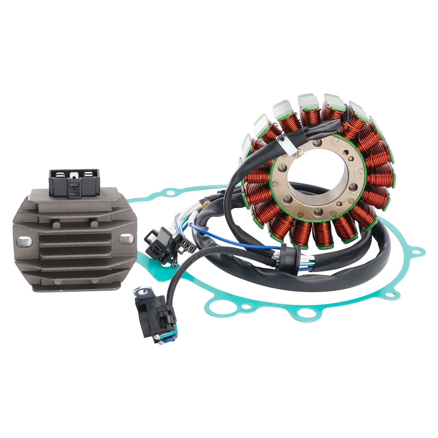 1996 Yamaha SRX 400 SRX400 Coil Stator 3SX-81410-00+ Voltage Regulator 4HM-81960-00+ Gasket Assy 4DW-15451-00
