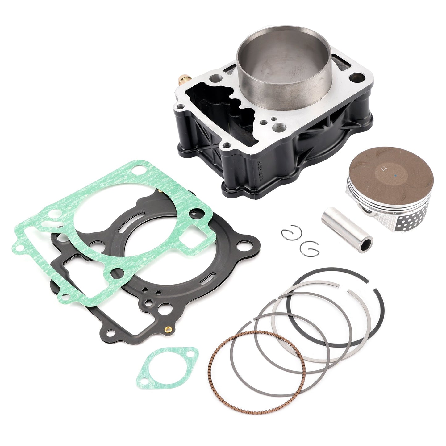 Kit de reconstrucción de junta de pistón de cilindro de 77 mm para motores Bajaj Pulsar NS200, AS200, RS200, NS200, FI, AS200, FI, 250 cc, DTSi