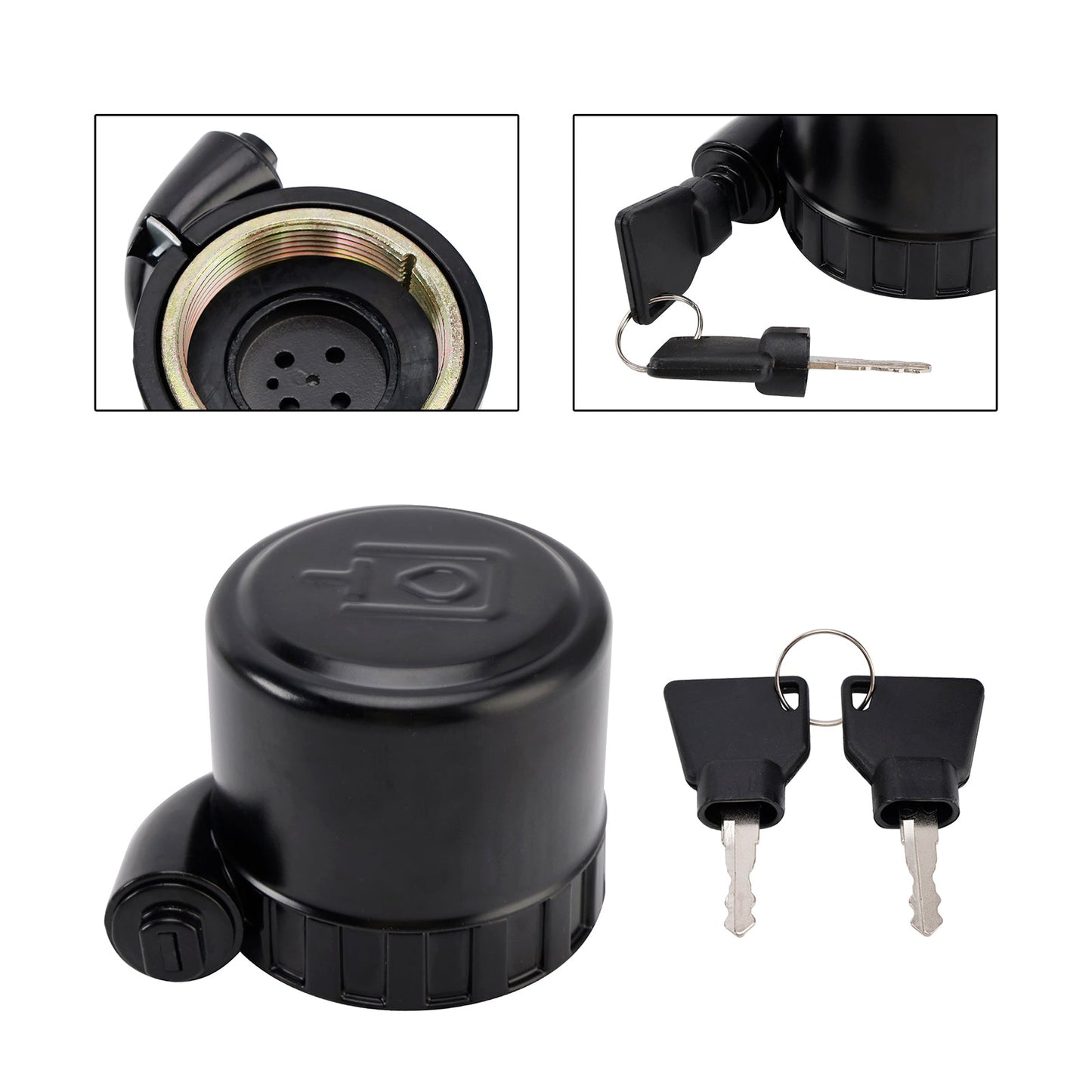 JCB Backhoe 1400B 1550B 1600B 1700B Parts Hydraulic Filler Cap With 2 Keys 32/925421 333/Y1376