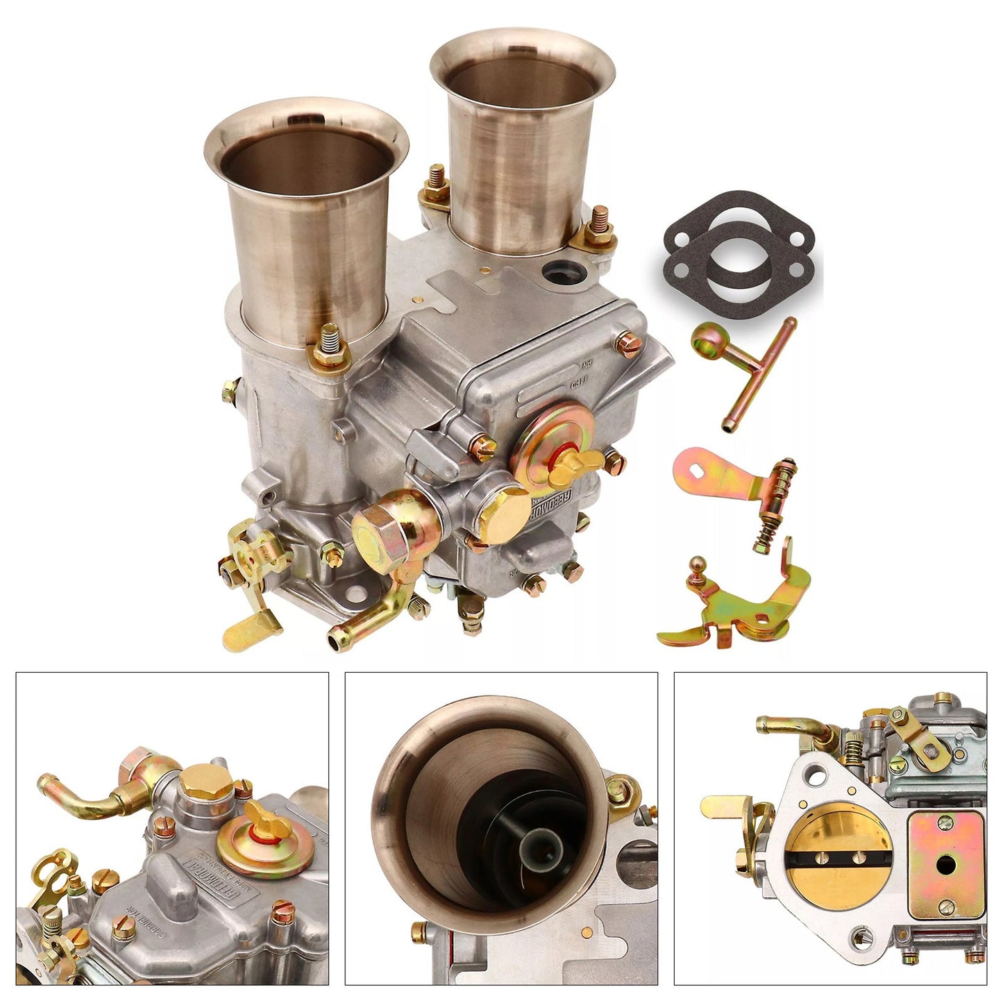 Carburador 19600.060 para Weber 45 DCOE 152 de 45 mm de alto rendimiento con doble estrangulador
