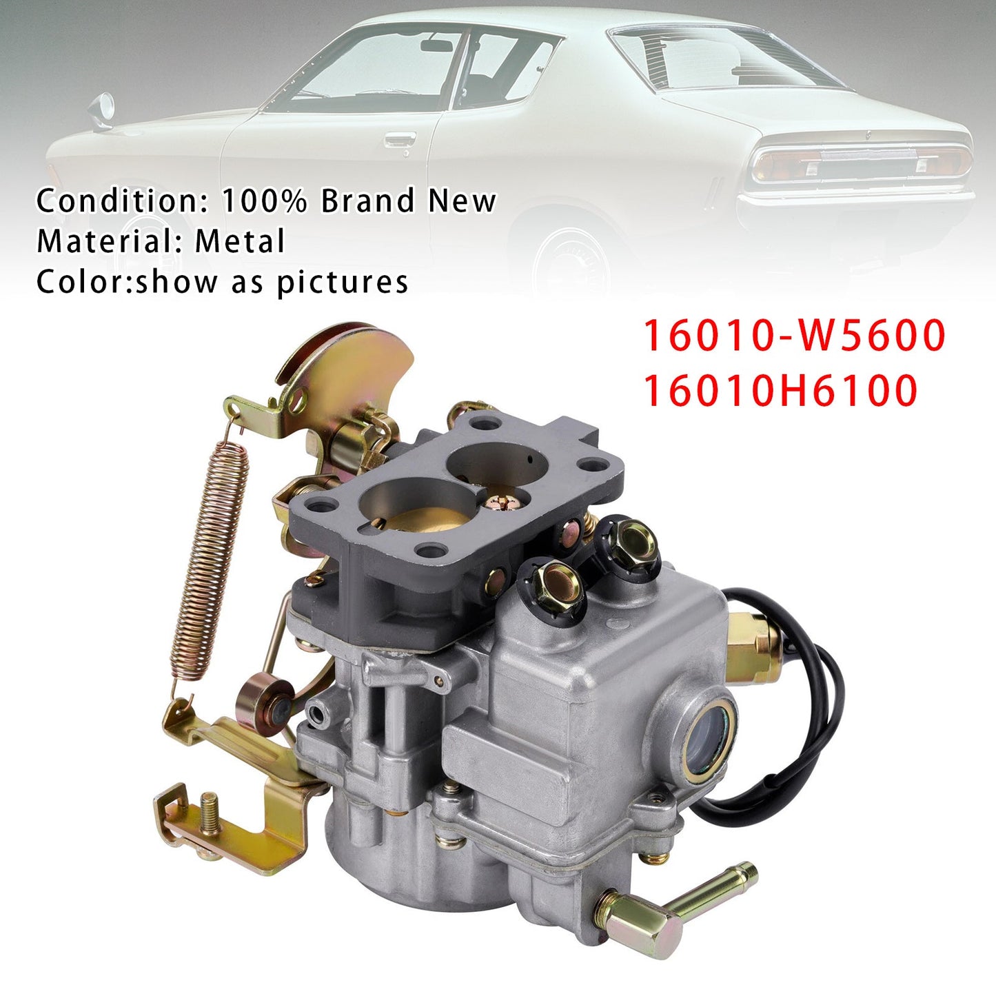 Nissan B210 A14 1975-1978 Pulsar Base Hatchback 3DR/5DR 1983 Carburetor 2 Barrel 16010-H6100
