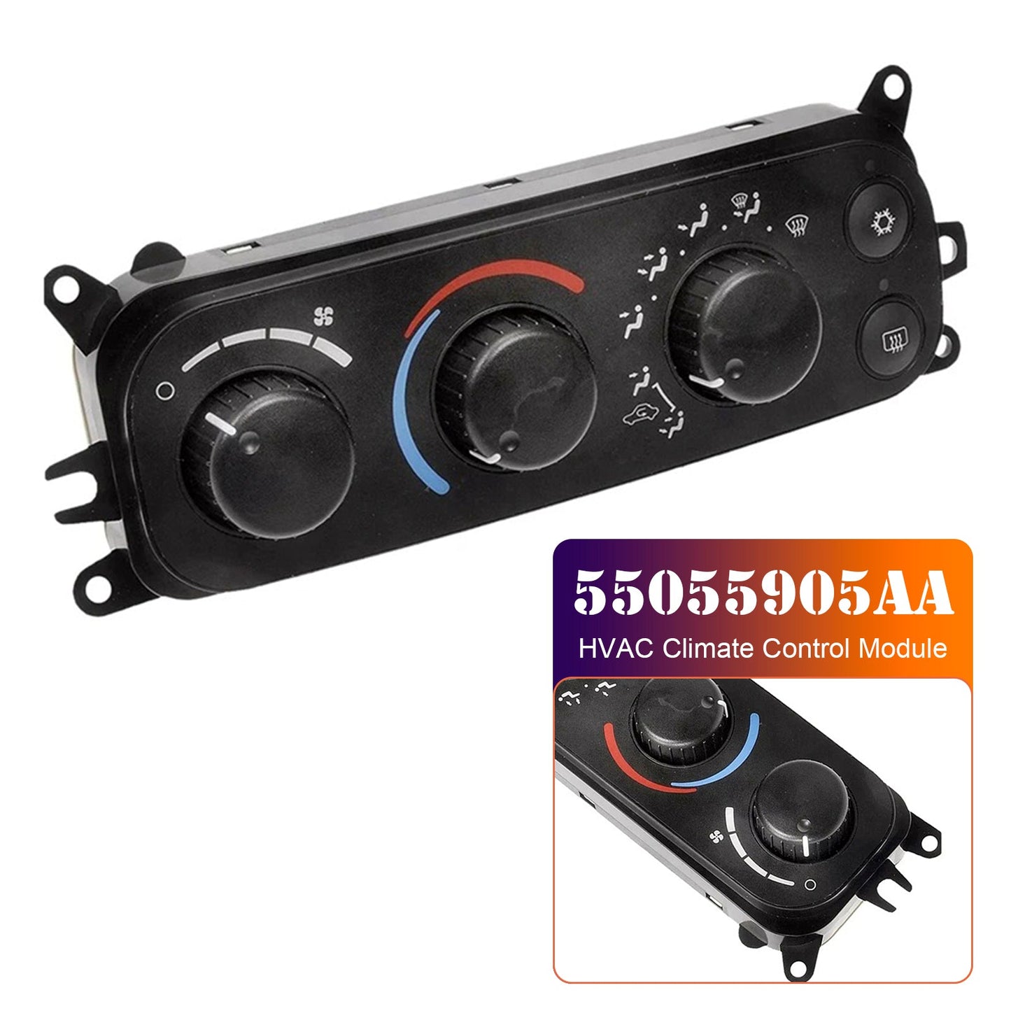 Dodge Ram 1500 2500 3500 2002-2005 HVAC Climate Control Module 55055905AA