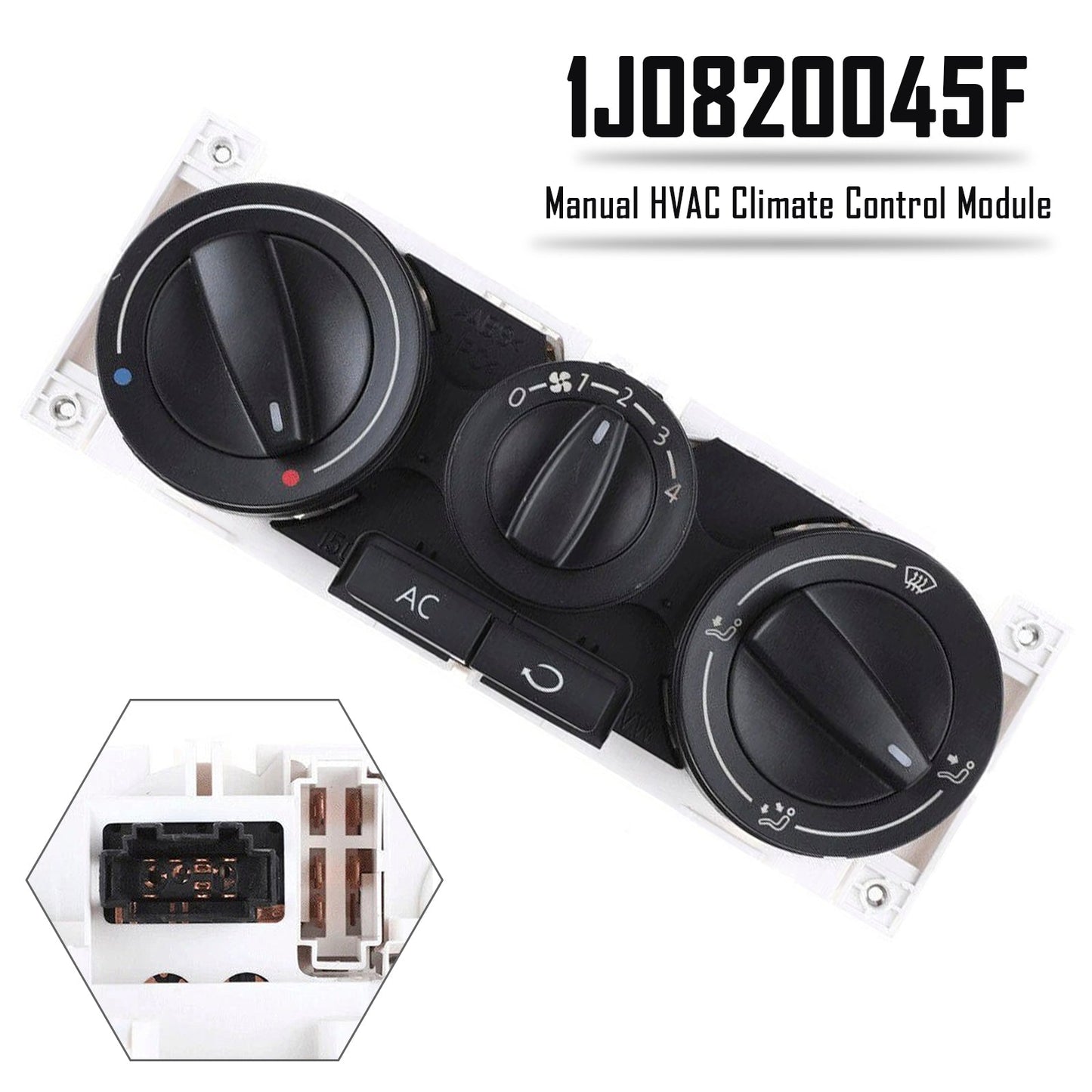 Module de climatisation manuel pour VW Golf Jetta Beetle 1J0820045F 599-152