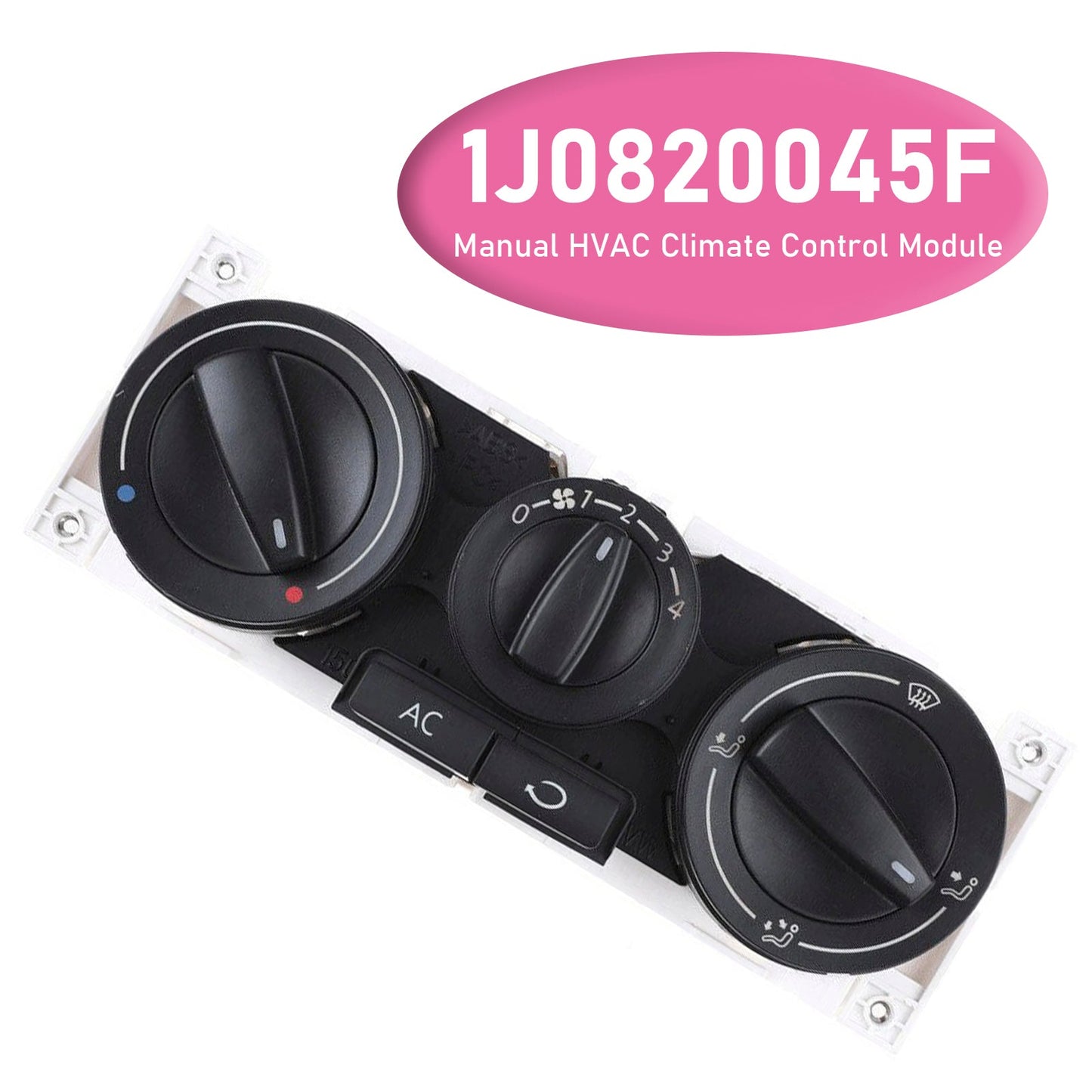 Module de climatisation manuel pour VW Golf Jetta Beetle 1J0820045F 599-152