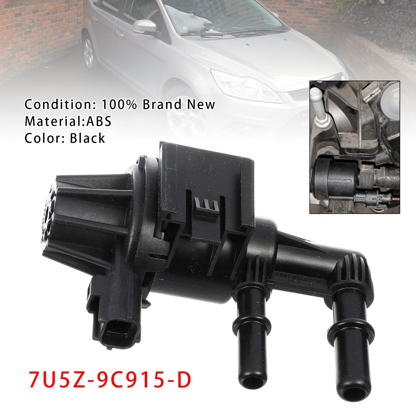 Ford Focus Fusion 7U5Z-9C915-D EVAP Vapor Canister Purge Control Valve